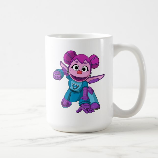 Sesame Street | Mecha Builders Abby In Action Coffee Mug (Right)