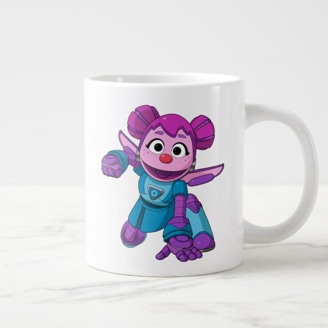 Sesame Street | Mecha Builders Abby In Action Giant Coffee Mug (Right)
