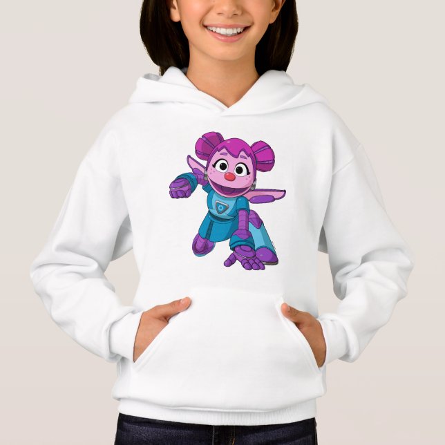 Sesame Street | Mecha Builders Abby In Action Hoodie (Front)