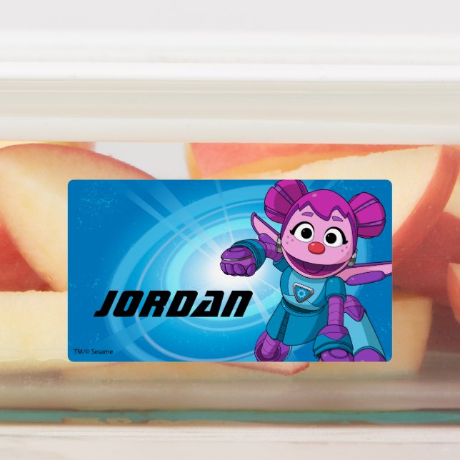 Sesame Street | Mecha Builders Abby In Action Labels (Affixed)