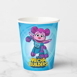 Sesame Street Mecha Builders Abby In Action Paper Cups