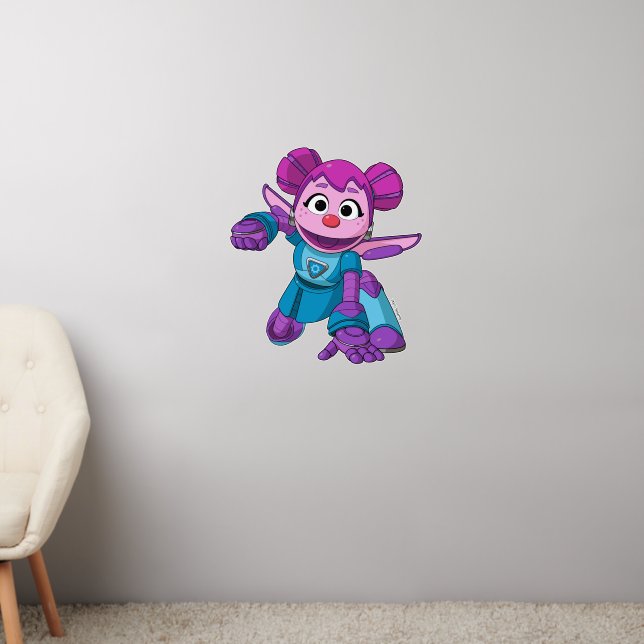 Sesame Street | Mecha Builders Abby In Action Wall Decal (Living Room 2)