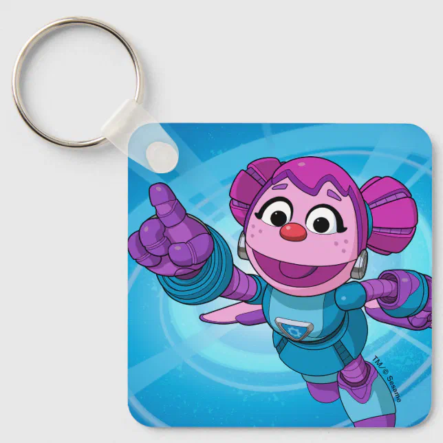 Sesame Street | Mecha Builders Abby Keychain | Zazzle