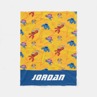 Sesame Street | Mecha Builders | Add Name Fleece Blanket