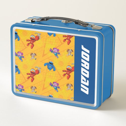 Sesame Street  Mecha Builders  Add Name Metal Lunch Box