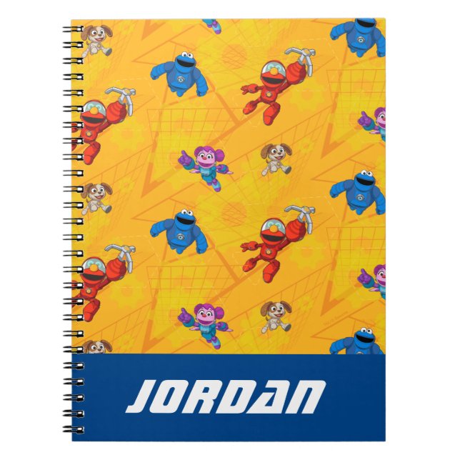 Sesame Street | Mecha Builders | Add Name Notebook (Front)