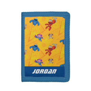 Sesame Street Mecha Builders Add Name Tri-fold Wallet