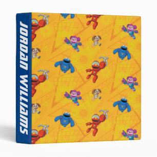 Sesame Street   Mecha Builders   Add Your Name 3 Ring Binder