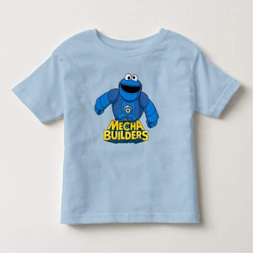 Sesame Street  Mecha Builders Cookie In Action Toddler T_shirt