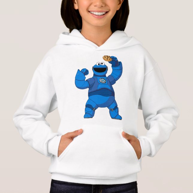 Sesame Street | Mecha Builders Cookie Monster Hoodie (Front)