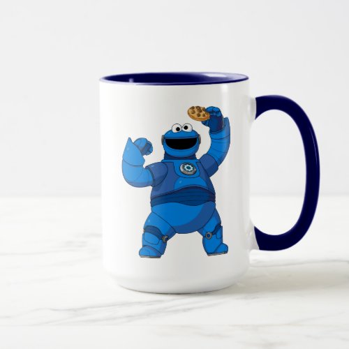 Sesame Street  Mecha Builders Cookie Monster Mug