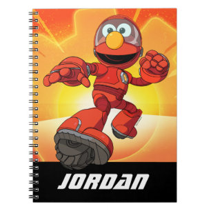 Sesame Street Mecha Builders Elmo Add Name Notebook