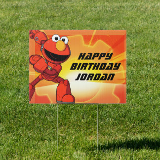 Sesame Street | Mecha Builders Elmo | Add Name Sign