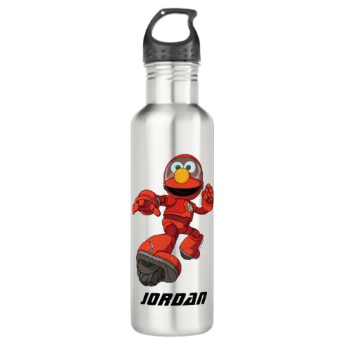 Sesame Street  Mecha Builders Elmo  Add Name Stainless Steel Water Bottle
