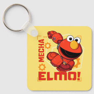Sesame Street Mecha Builders Elmo Design Keychain