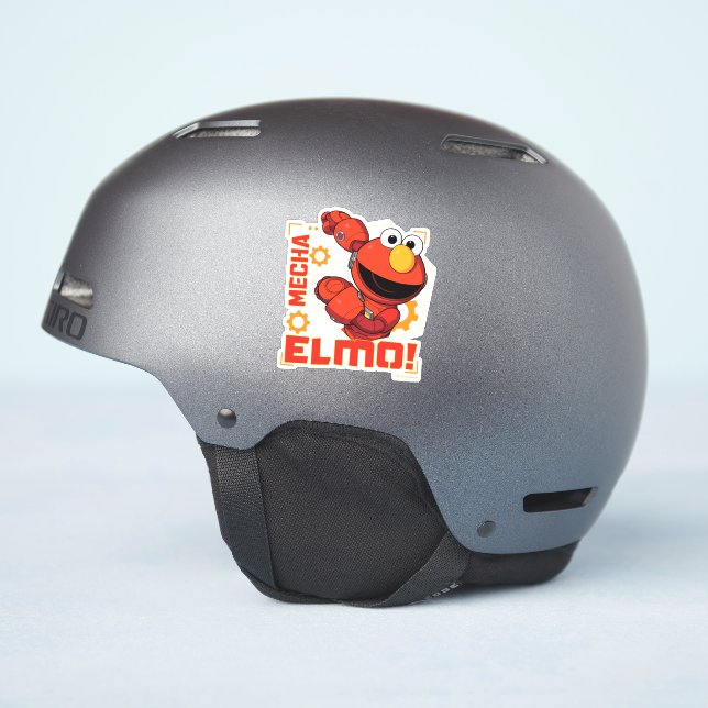 Sesame Street | Mecha Builders Elmo Design Sticker (Helmet Side)