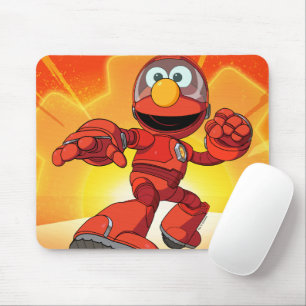 Sesame Street   Mecha Builders Elmo In Action Mouse Pad