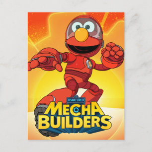 Sesame Street Mecha Builders Elmo In Action Postcard