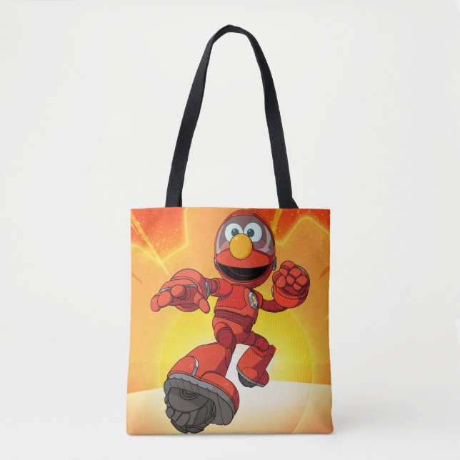 Sesame Street | Mecha Builders Elmo In Action Tote Bag (Front)