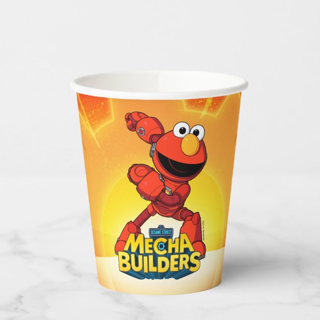 Sesame Street | Mecha Builders Elmo Paper Cups (Left)