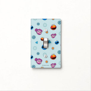 Sesame Street   Mecha Builders Faces Pattern Light Switch Cover