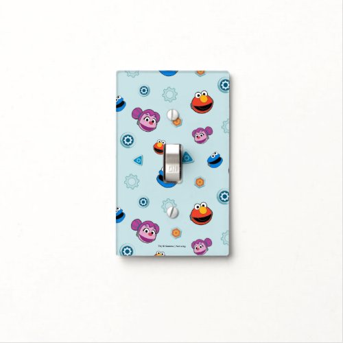 Sesame Street  Mecha Builders Faces Pattern Light Switch Cover