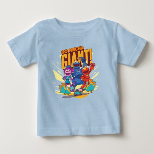 Sesame Street  Mecha Builders Go Mecha Giant Baby T_Shirt