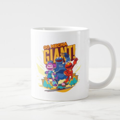 Sesame Street  Mecha Builders Go Mecha Giant Giant Coffee Mug