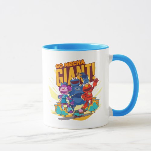 Sesame Street  Mecha Builders Go Mecha Giant Mug