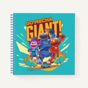 Sesame Street Mecha Builders Go Mecha Giant! Notebook