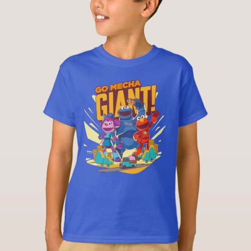 Sesame Street  Mecha Builders Go Mecha Giant T_Shirt