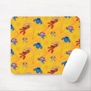 Sesame Street   Mecha Builders Pattern Mouse Pad