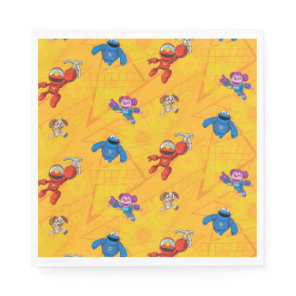 Sesame Street | Mecha Builders Pattern Napkins