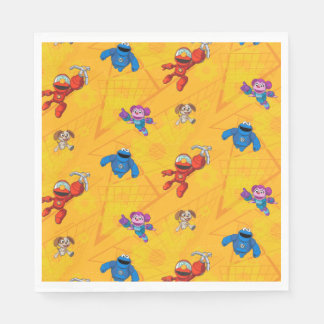 Sesame Street | Mecha Builders Pattern Napkins