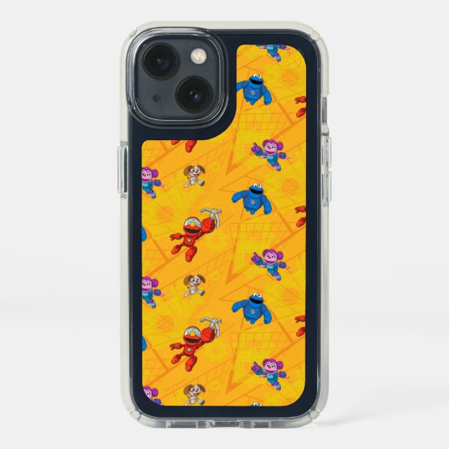 Sesame Street | Mecha Builders Pattern Speck iPhone 13 Case (Front)