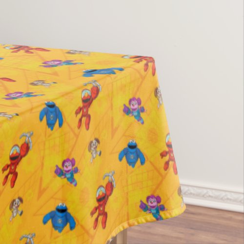 Sesame Street  Mecha Builders Pattern Tablecloth