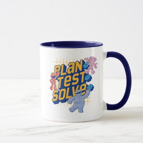 Sesame Street  Mecha Builders Plan Test Solve Mug