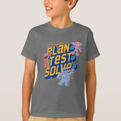 Sesame Street  Mecha Builders Plan Test Solve T_Shirt