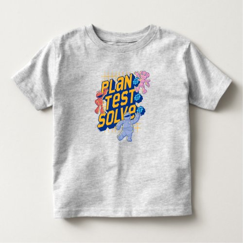 Sesame Street  Mecha Builders Plan Test Solve Toddler T_shirt