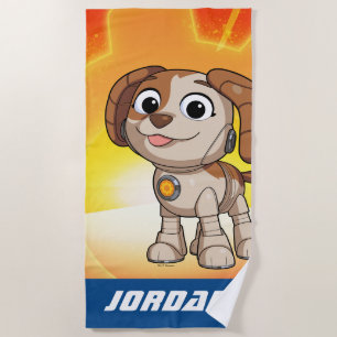 Sesame Street   Mecha Builders Tango   Add Name Beach Towel