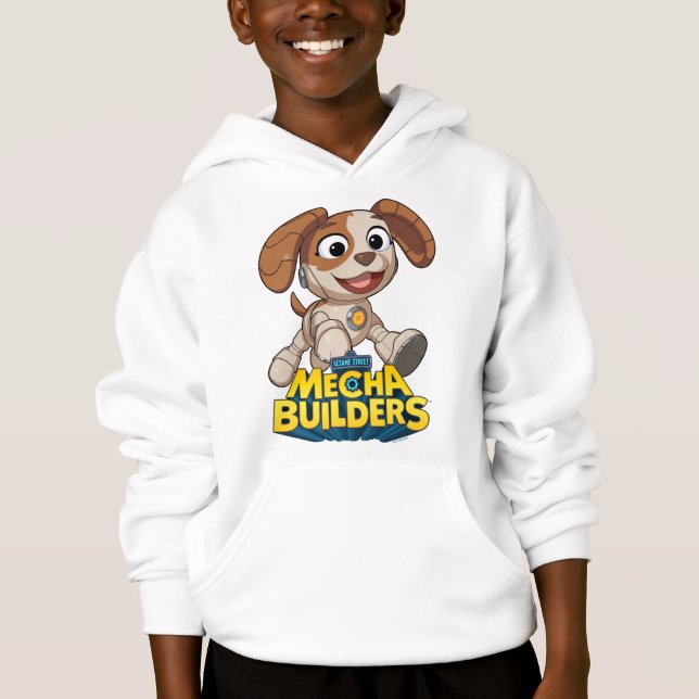 Sesame Street | Mecha Builders Tango In Action Hoodie (Front)