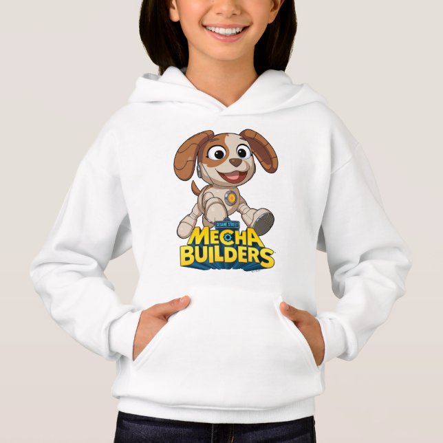 Sesame Street | Mecha Builders Tango In Action Hoodie (Front)