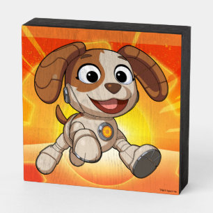 Sesame Street Mecha Builders Tango In Action Wooden Box Sign