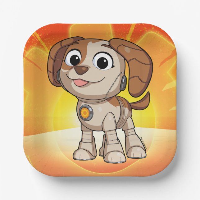 Sesame Street | Mecha Builders Tango Paper Plates (Front)