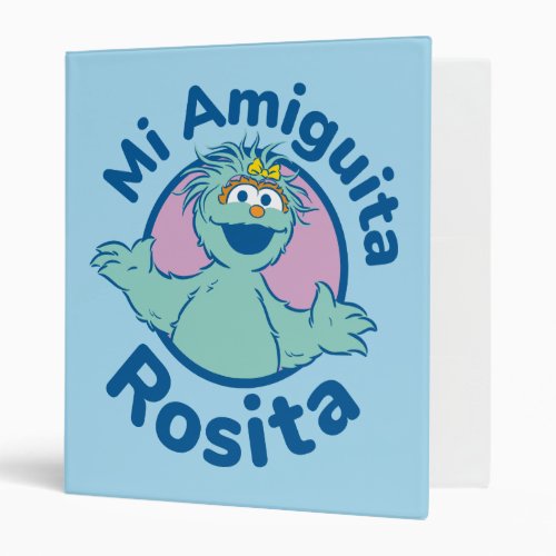 Sesame Street  Mi Amiguita Rosita 3 Ring Binder