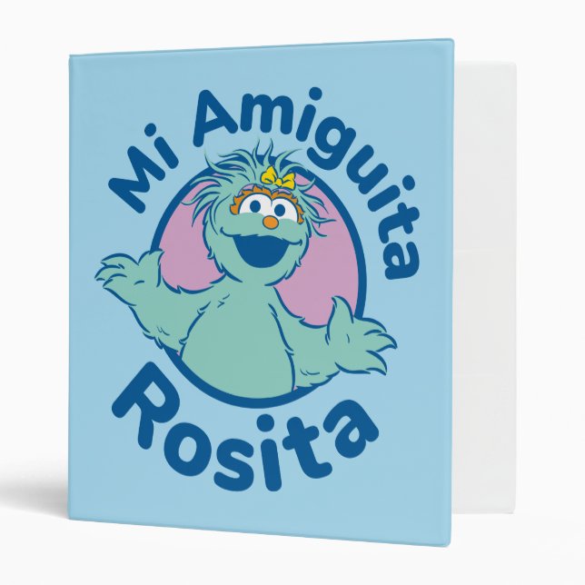 Sesame Street | Mi Amiguita Rosita 3 Ring Binder (Front/Inside)