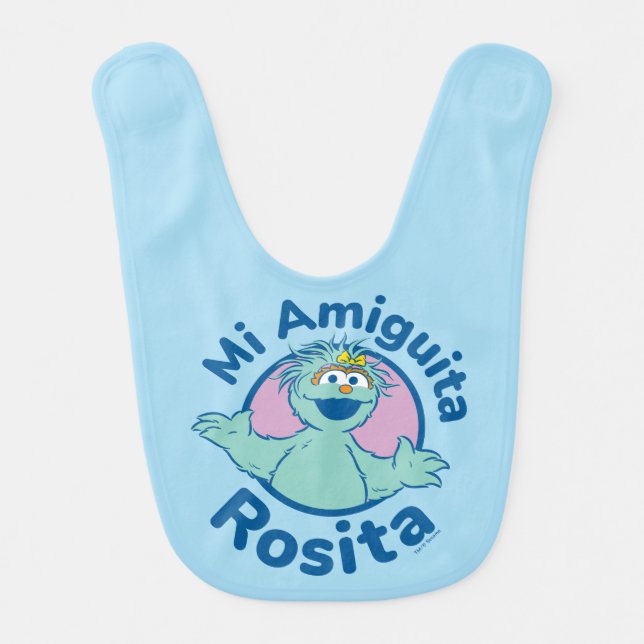 Sesame Street | Mi Amiguita Rosita Baby Bib (Front)