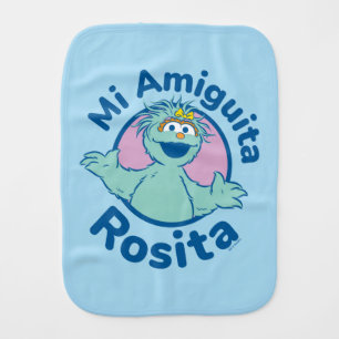 Sesame Street Mi Amiguita Rosita Baby Burp Cloth