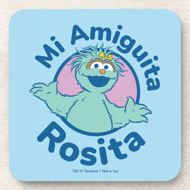 Sesame Street | Mi Amiguita Rosita Beverage Coaster (Front)