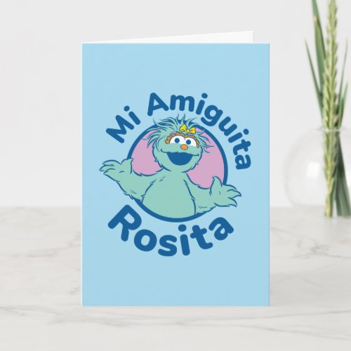 Sesame Street  Mi Amiguita Rosita Card